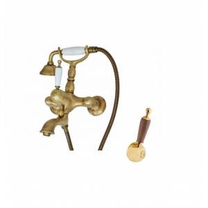 Смеситель для ванны и душа Bugnatese Oxford с декорированной рукояткой